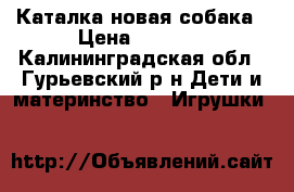 Каталка новая собака › Цена ­ 1 100 - Калининградская обл., Гурьевский р-н Дети и материнство » Игрушки   